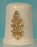CRUZ DE CARABACA DE ORO