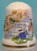 MAPA DE LA COSTA ALICANTINA